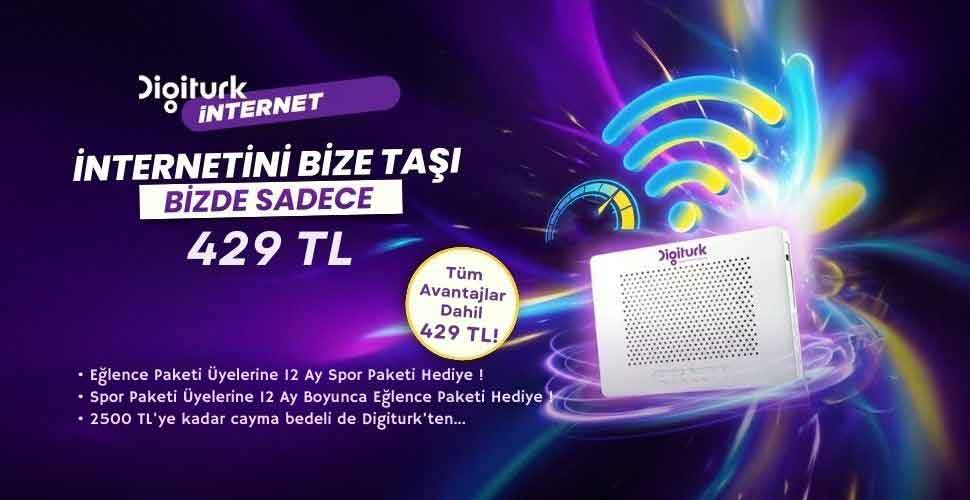 Digiturk Üyelerine Özel İnternet Paketi